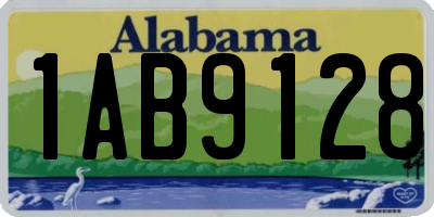 AL license plate 1AB9128
