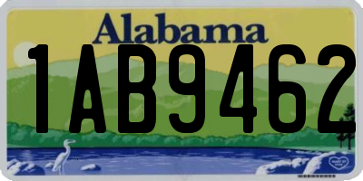 AL license plate 1AB9462
