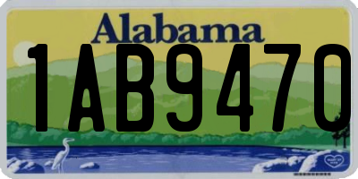 AL license plate 1AB9470