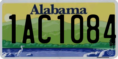 AL license plate 1AC1084