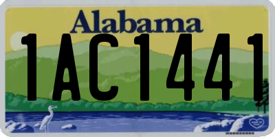 AL license plate 1AC1441