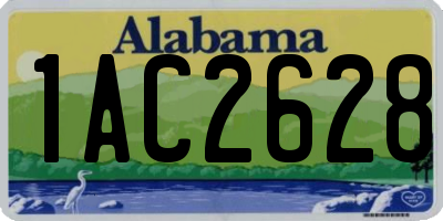 AL license plate 1AC2628