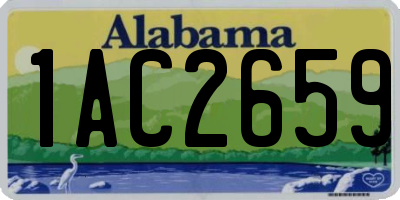 AL license plate 1AC2659