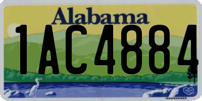 AL license plate 1AC4884