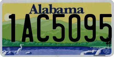 AL license plate 1AC5095