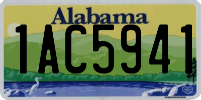 AL license plate 1AC5941