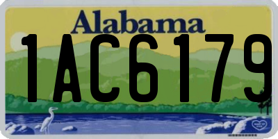 AL license plate 1AC6179