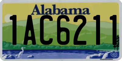 AL license plate 1AC6211