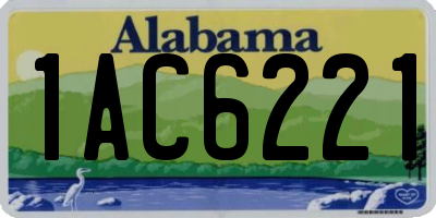 AL license plate 1AC6221