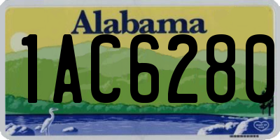 AL license plate 1AC6280