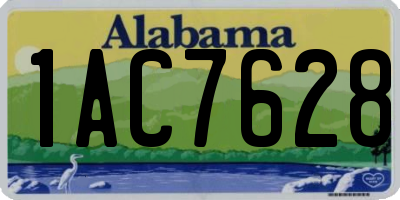 AL license plate 1AC7628