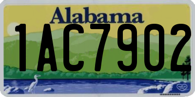 AL license plate 1AC7902