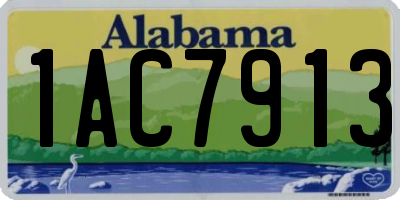 AL license plate 1AC7913