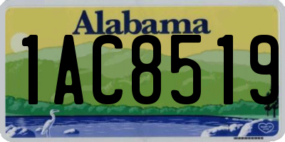 AL license plate 1AC8519