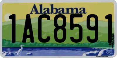 AL license plate 1AC8591