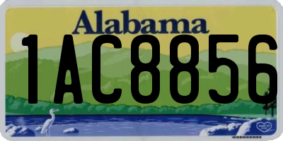 AL license plate 1AC8856