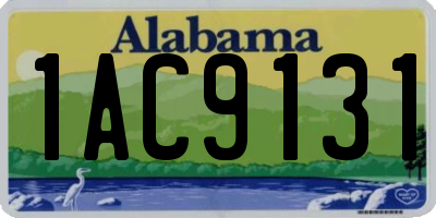 AL license plate 1AC9131