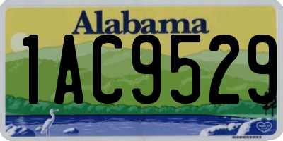 AL license plate 1AC9529