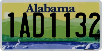 AL license plate 1AD1132