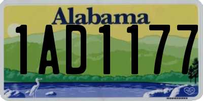 AL license plate 1AD1177