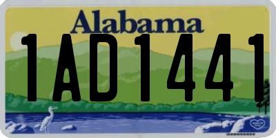 AL license plate 1AD1441