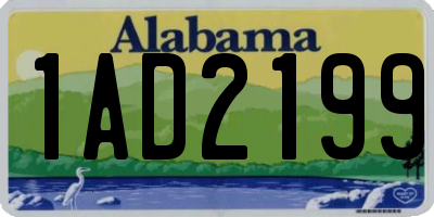 AL license plate 1AD2199