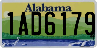 AL license plate 1AD6179