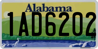 AL license plate 1AD6202