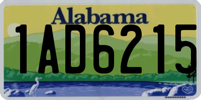AL license plate 1AD6215