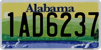 AL license plate 1AD6237