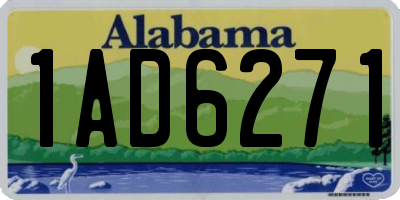 AL license plate 1AD6271