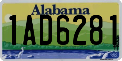 AL license plate 1AD6281