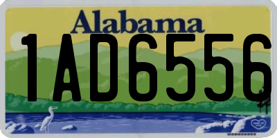 AL license plate 1AD6556