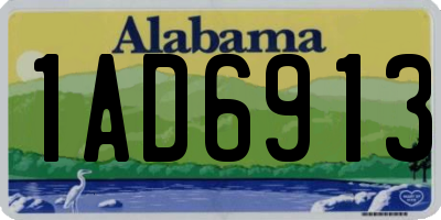 AL license plate 1AD6913