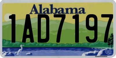 AL license plate 1AD7197