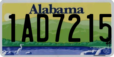 AL license plate 1AD7215