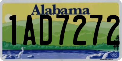 AL license plate 1AD7272