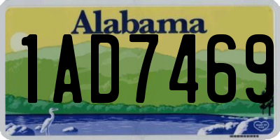 AL license plate 1AD7469