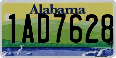 AL license plate 1AD7628