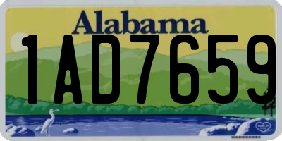 AL license plate 1AD7659