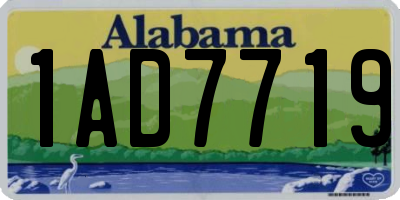 AL license plate 1AD7719
