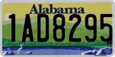 AL license plate 1AD8295