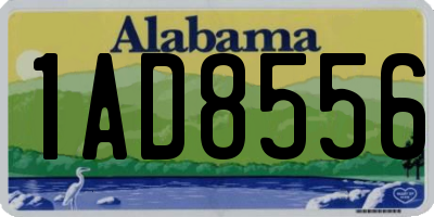 AL license plate 1AD8556