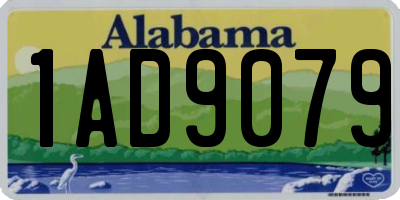 AL license plate 1AD9079