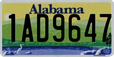 AL license plate 1AD9647