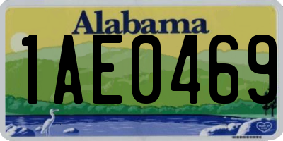 AL license plate 1AE0469