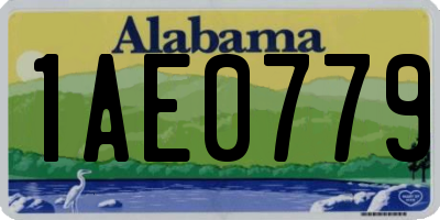 AL license plate 1AE0779