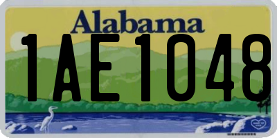 AL license plate 1AE1048