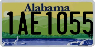 AL license plate 1AE1055