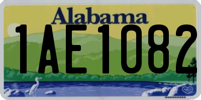 AL license plate 1AE1082